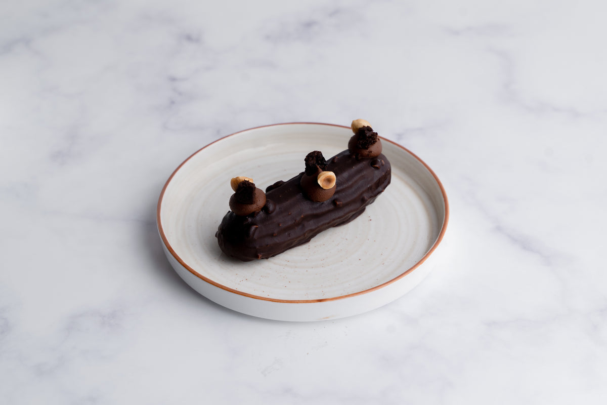 Dark Fudge Chocolate Eclair (Sugar free, Gluten Free)
