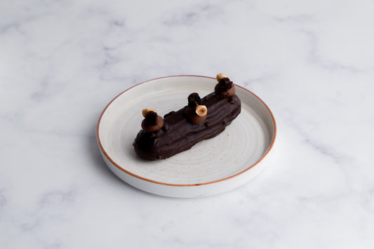 Dark Fudge Chocolate Eclair (Sugar free, Gluten Free)